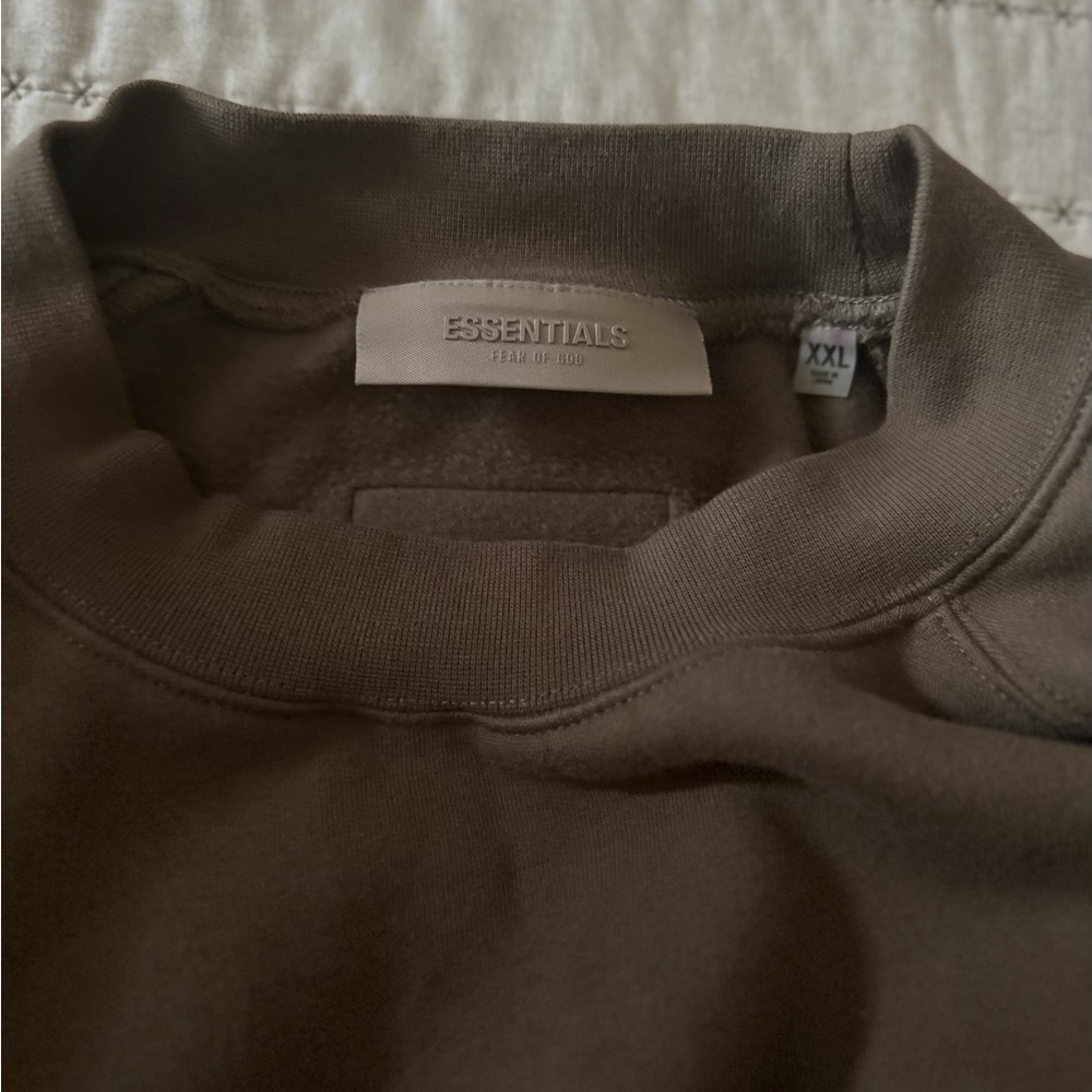 Essentials Brown Crewneck Sweater